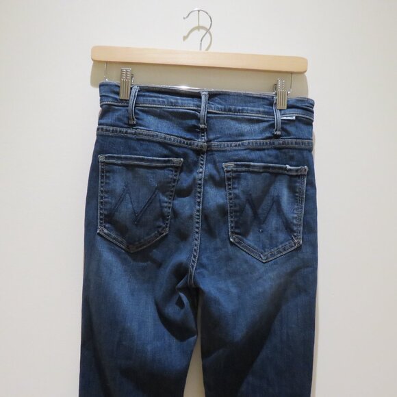 MOTHER The Hustler Ankle Fray Jeans in On The Edge - Size 26 - Picture 11 of 16